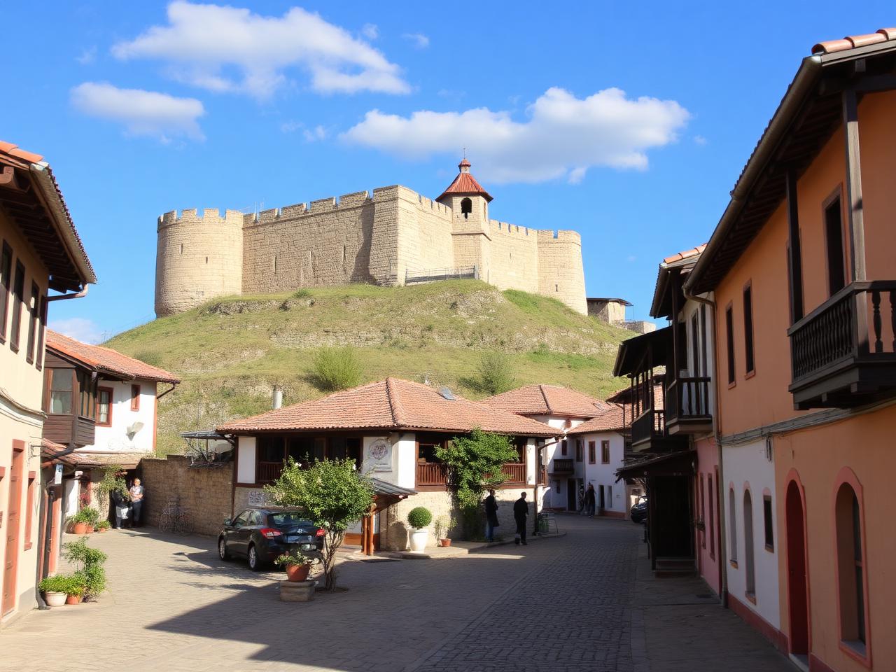 Batonis Tsikhe fortress and old town of Telavi